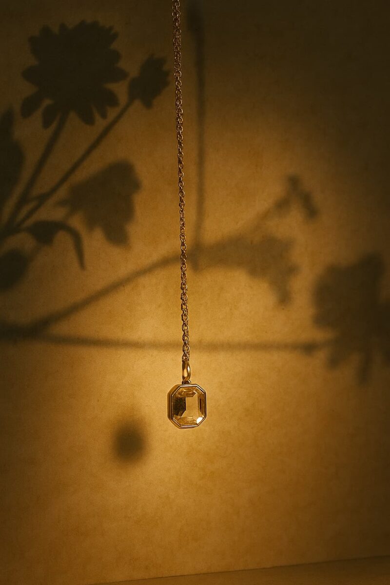 Square neck pendant